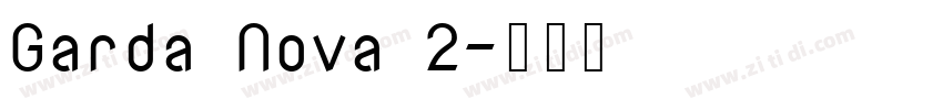 Garda Nova 2字体转换